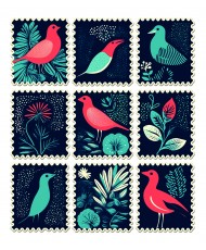 Sticker Set 10/Pkg Faraway mail
