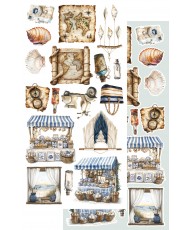 Ocean blue - DIY Cut-Out Set 6x12