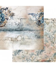 Ocean blue - Scrapbooking paper set 12 X 12 6pg