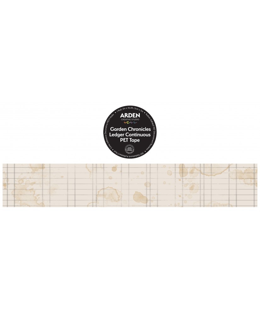 Garden Chronicles Ledger Continuous PET Tape (Pre-order)