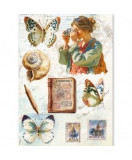 Rice Paper A5 MIXED 8/Pkg Asia Diary (Pre-order)