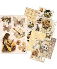Rice Paper A5 MIXED 8/Pkg Seventies (Pre-order)