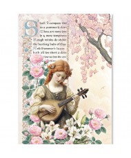 Rice Paper A5 MIXED 8/Pkg Courtly Love (Pre-order)