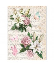 Rice Paper A5 MIXED 8/Pkg Courtly Love (Pre-order)