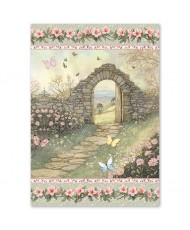 Rice Paper A4 MIXED 4/Pkg Courtly Love (Pre-order)