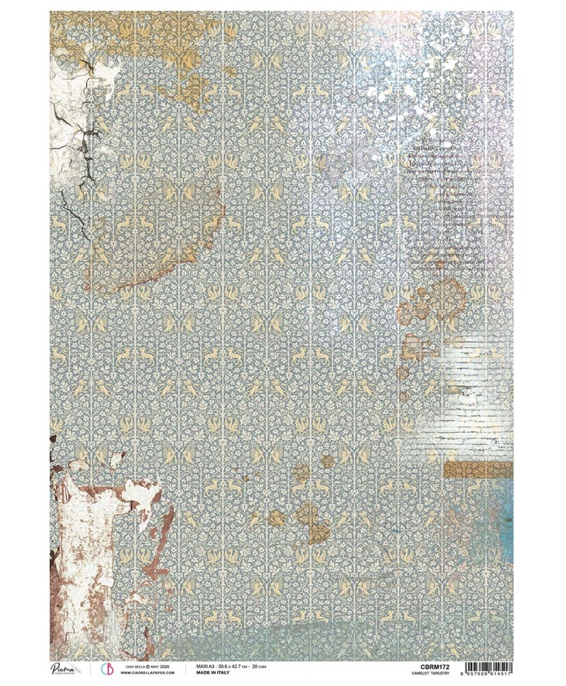 Rice Paper A3 Camelot Tapestry (Pre-order)