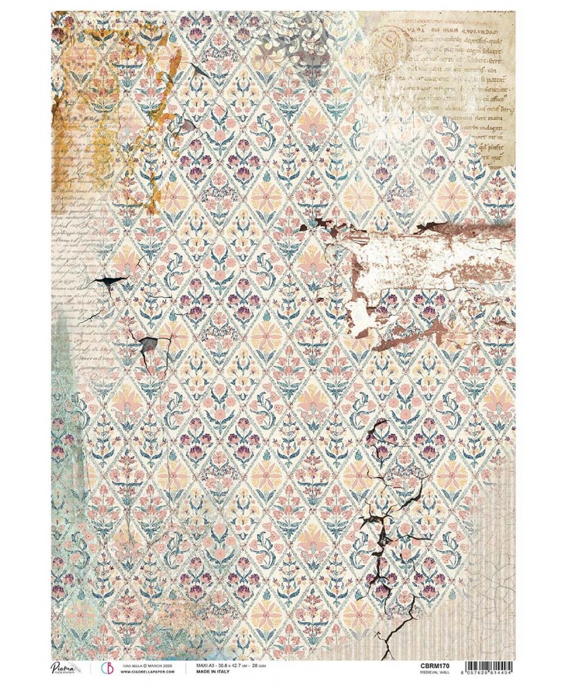 Rice Paper A3 Medieval Wall (Pre-order)