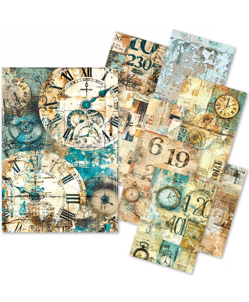 A5 Tissue Paper Set – 24 Sheets Fragments of Time (Pre-order)