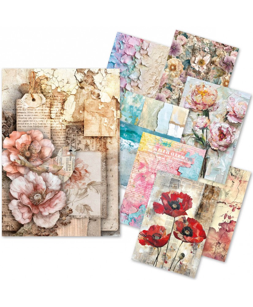 A5 Tissue Paper Set – 24 Sheets Wild Blossom (Pre-order)