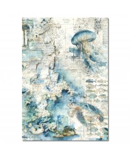 Rice Paper A4 MIXED 4/Pkg Edge of the Ocean (Pre-order)