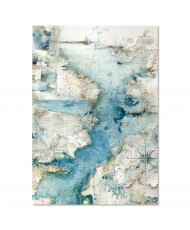 Rice Paper A4 MIXED 4/Pkg Edge of the Ocean (Pre-order)