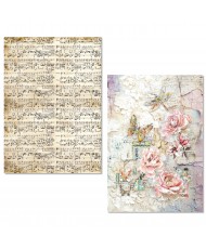 Rice Paper A5 MIXED 8/Pkg The sound of spring (Pre-order)