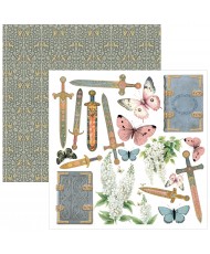 Courtly Love Fussy Cut Pad 6"x6" 24/Pkg (Pre-order)
