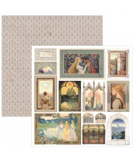 Courtly Love Patterns Pad 12"x12" 8/Pkg (Pre-order)
