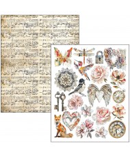 Mixed Media book The sound of spring  A4 Maxi (Pre-order)