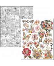 Mixed Media book The sound of spring  A4 Maxi (Pre-order)