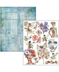 Mixed Media book The sound of spring  A4 Maxi (Pre-order)