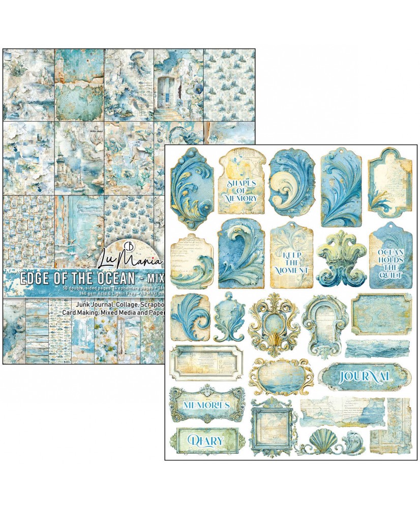 Mixed Media book Edge of the Ocean  A4 Maxi (Pre-order)