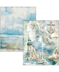 Mixed Media book Edge of the Ocean  A4 Maxi (Pre-order)