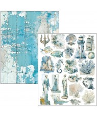 Mixed Media book Edge of the Ocean  A4 Maxi (Pre-order)