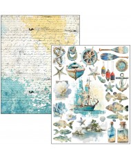 Mixed Media book Edge of the Ocean  A4 Maxi (Pre-order)