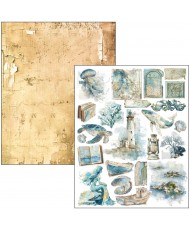 Mixed Media book Edge of the Ocean  A4 Maxi (Pre-order)