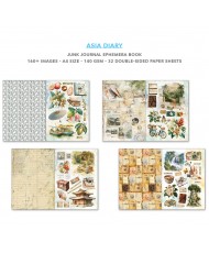 Asia Diary Ephemera Book A4 32/Pkg (Pre-order)