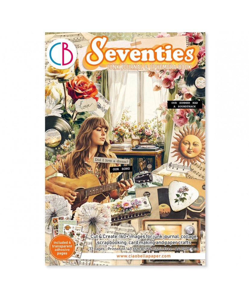 Seventies Ephemera Book  A4 32/Pkg (Pre-order)