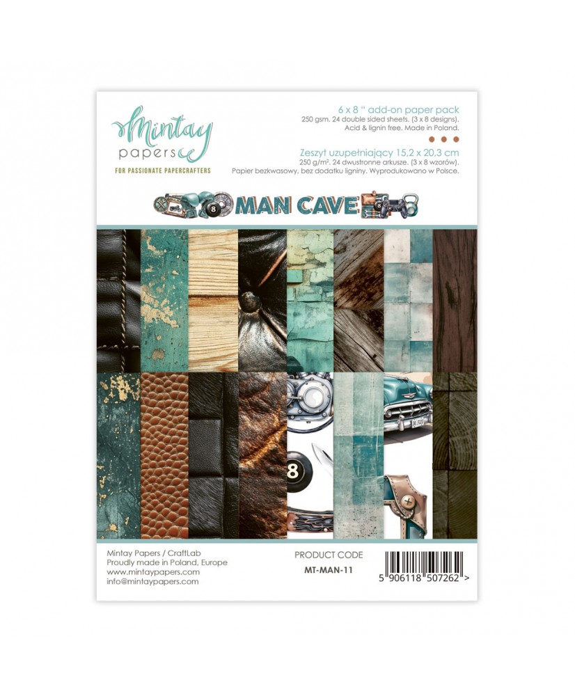 Man Cave - 6 x 8 Add-On Paper Pad