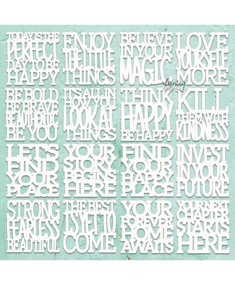 Mintay Chippies - Decor - Motivational Words