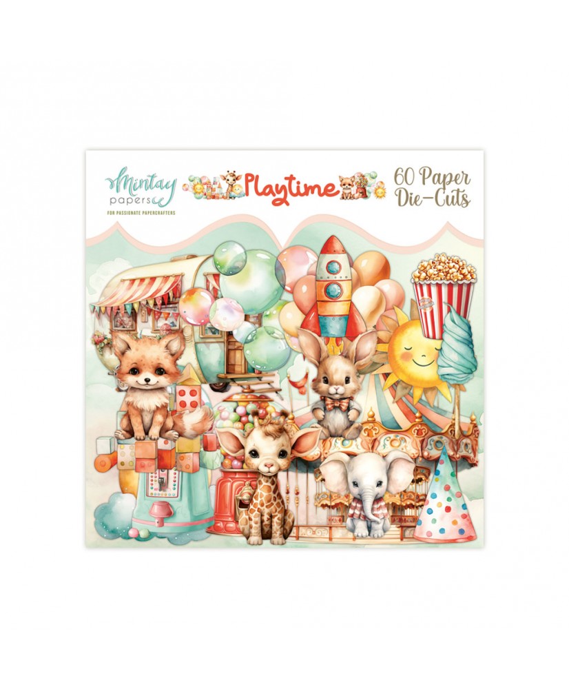 Playtime - Paper Die-Cuts - 60pcs