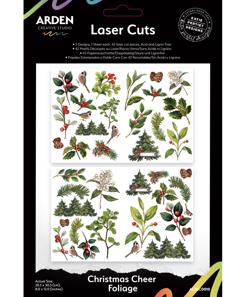 Christmas Cheer Foliage Laser Cuts (Pre-Order)