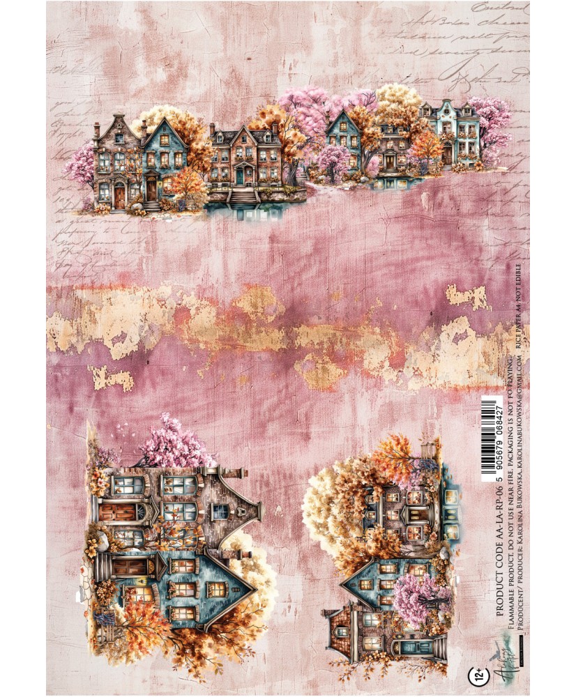 Lovely Autumn - Rice Paper 06 A4