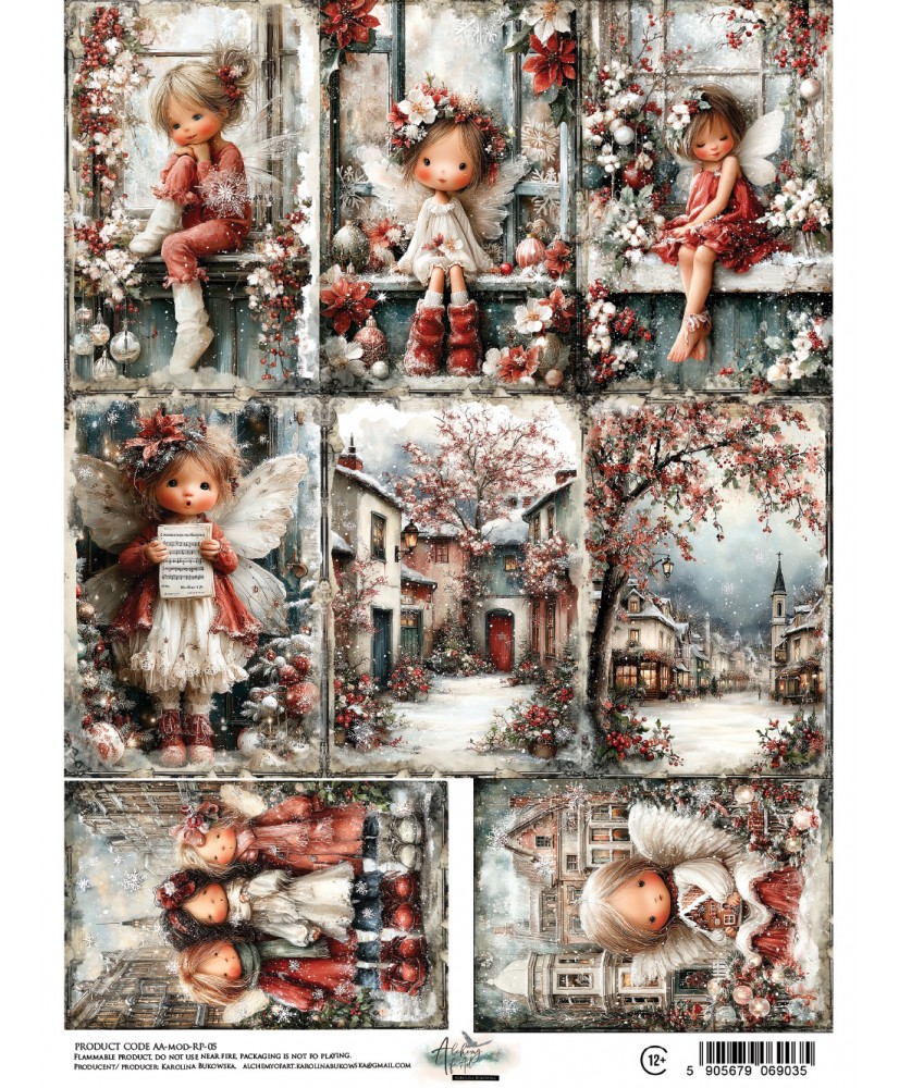 The Magic of December - Rice Paper 05 A4