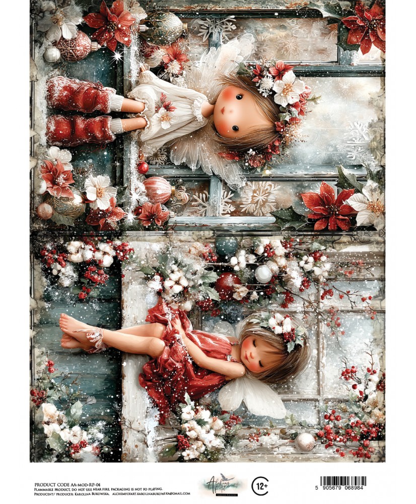 The Magic of December - Rice Paper 04 A4
