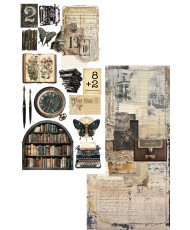 In the Library - Set of Cutting Sh  6X12 6 Sh