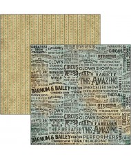 The Greatest Show Paper Pad 12 x 12-12 sheets
