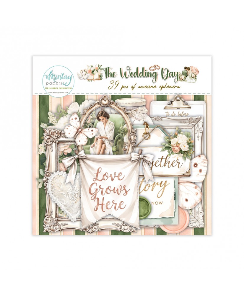 The Wedding Day - Paper Ephemera, 39 pcs(Pre-order)