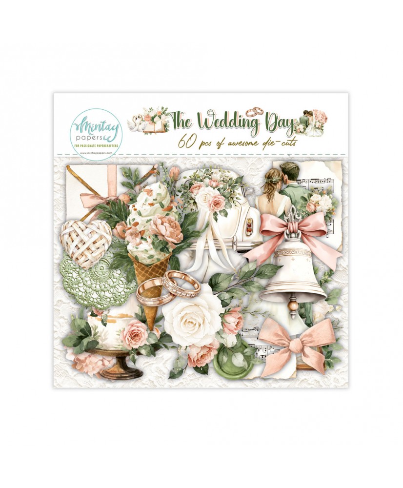 The Wedding Day - Paper Die-Cuts, 60 pcs (Pre-order)