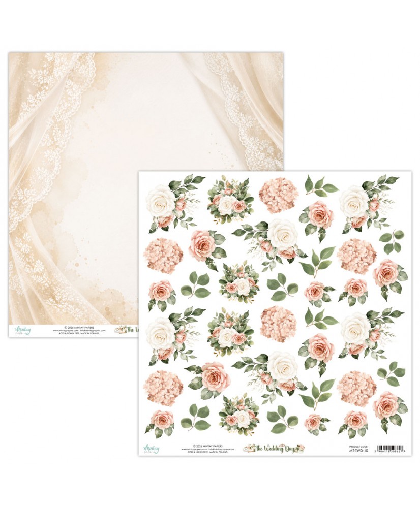 The Wedding Day - 12 x 12 Flora Paper (Pre-order)
