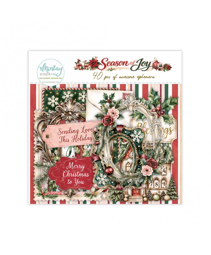 Season of Joy - Paper Ephemera , 40 pcs (Pre-order)