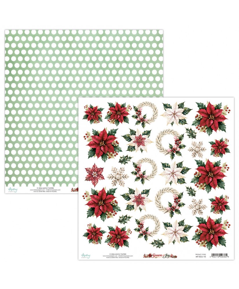 Season of Joy - 12 x 12 Flora Paper  (Pre-order)