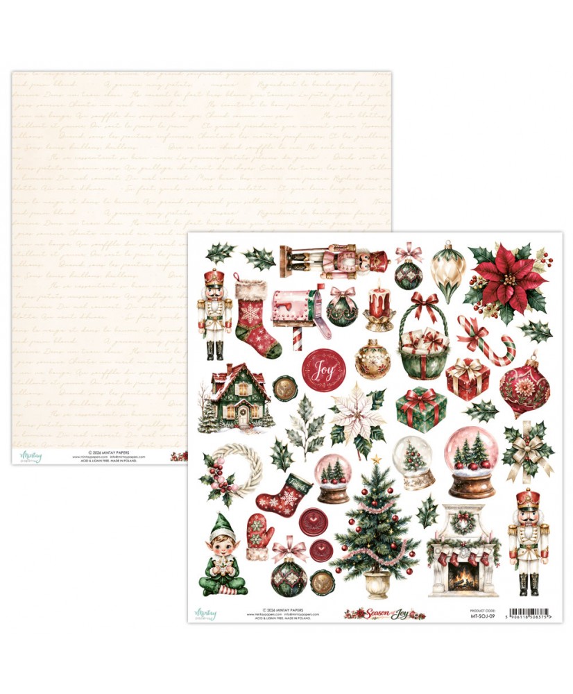 Season of Joy 12 x 12 Elements Paper(Pre-order)