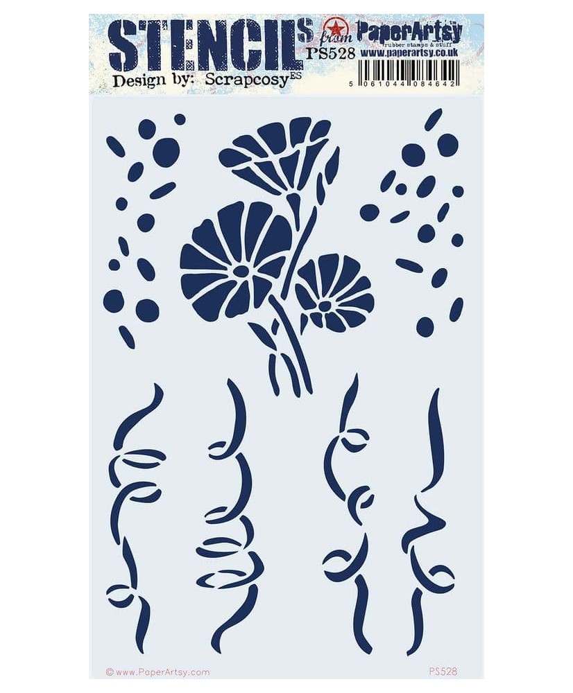PA Stencil 528 Large (Scrapcosy) (Pre-order)