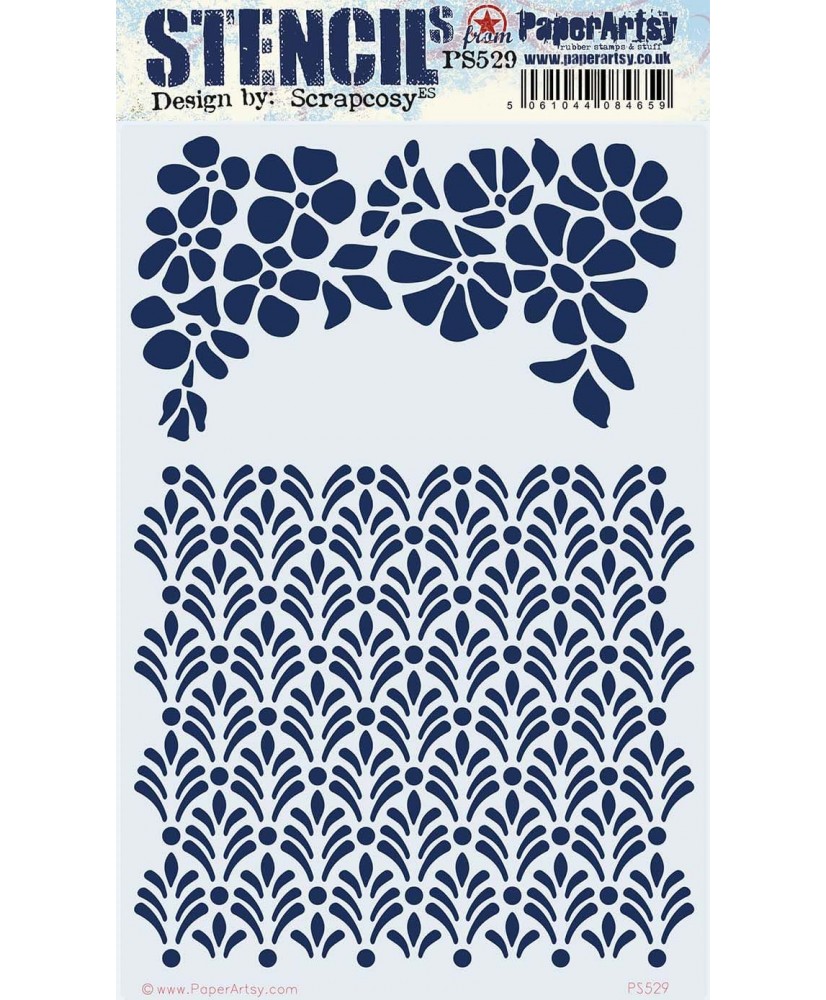 PA Stencil 529 Large (Scrapcosy) (Pre-order)