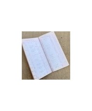 Small Ledger Paper Book DL