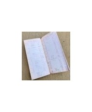 Small Ledger Paper Book DL