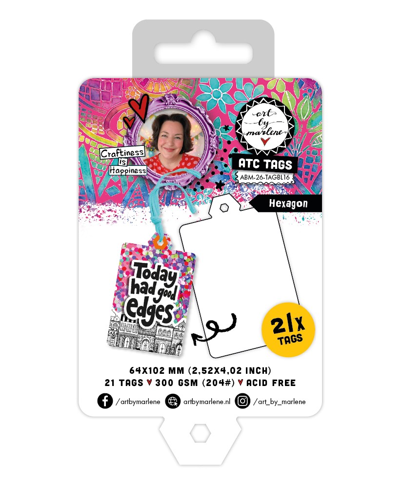 ABM Die-cut Paper Tags Art deco tags 21Tags(Pre-order)