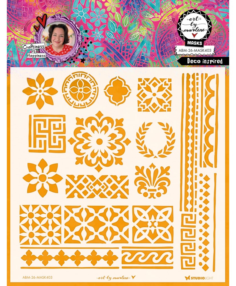ABM Mask Deco inspired 203x203x1mm(Pre-order)
