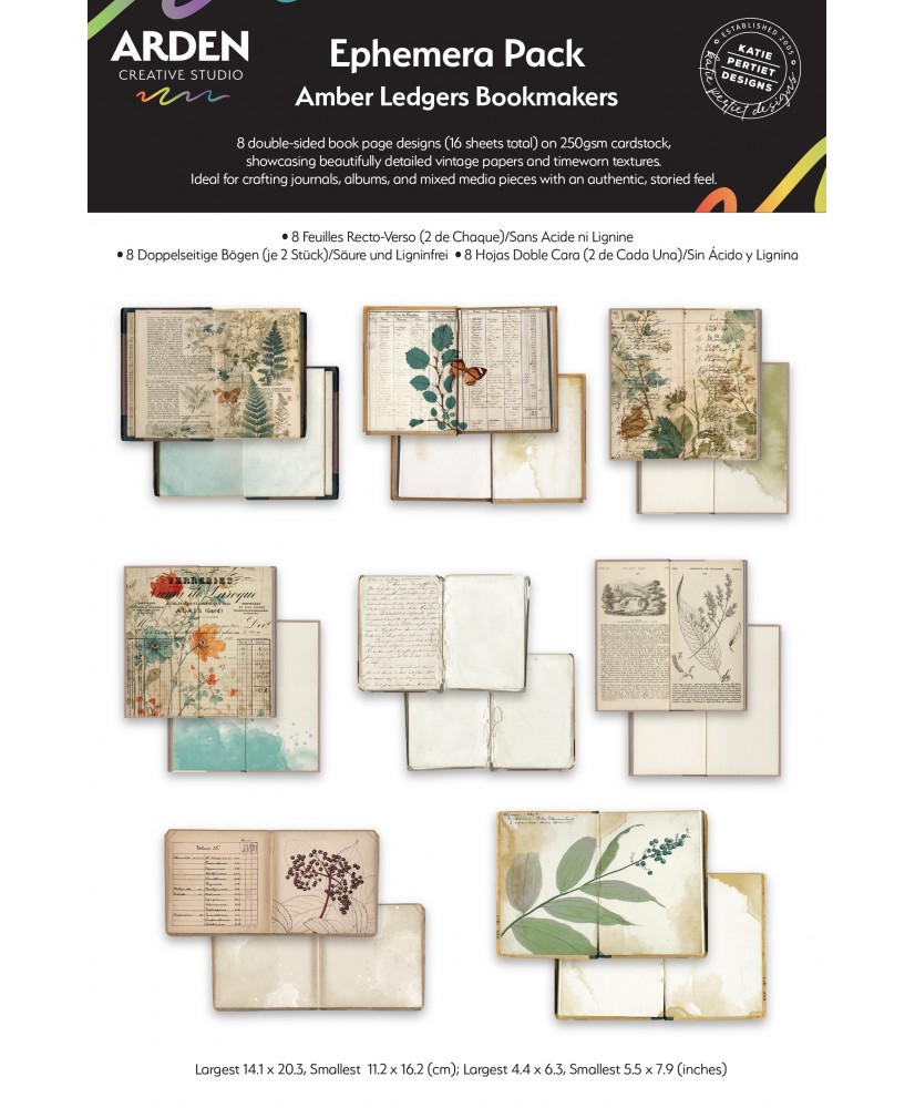 Amber Ledgers Bookmakers Ephemera Pack (Pre-Order)